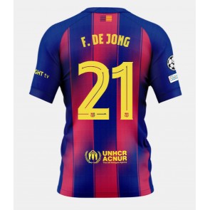 Barcelona Frenkie de Jong #21 Domaci Dres 2025-26 Kratak Rukavima